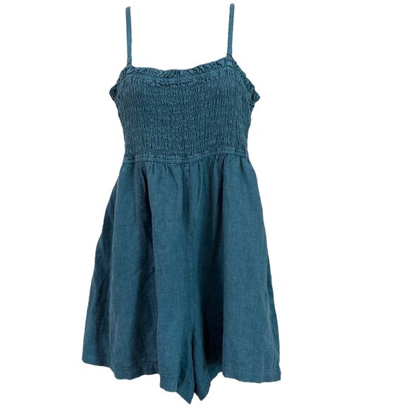 Anthropologie Pilcro Smocked Romper - Picture 2 of 6